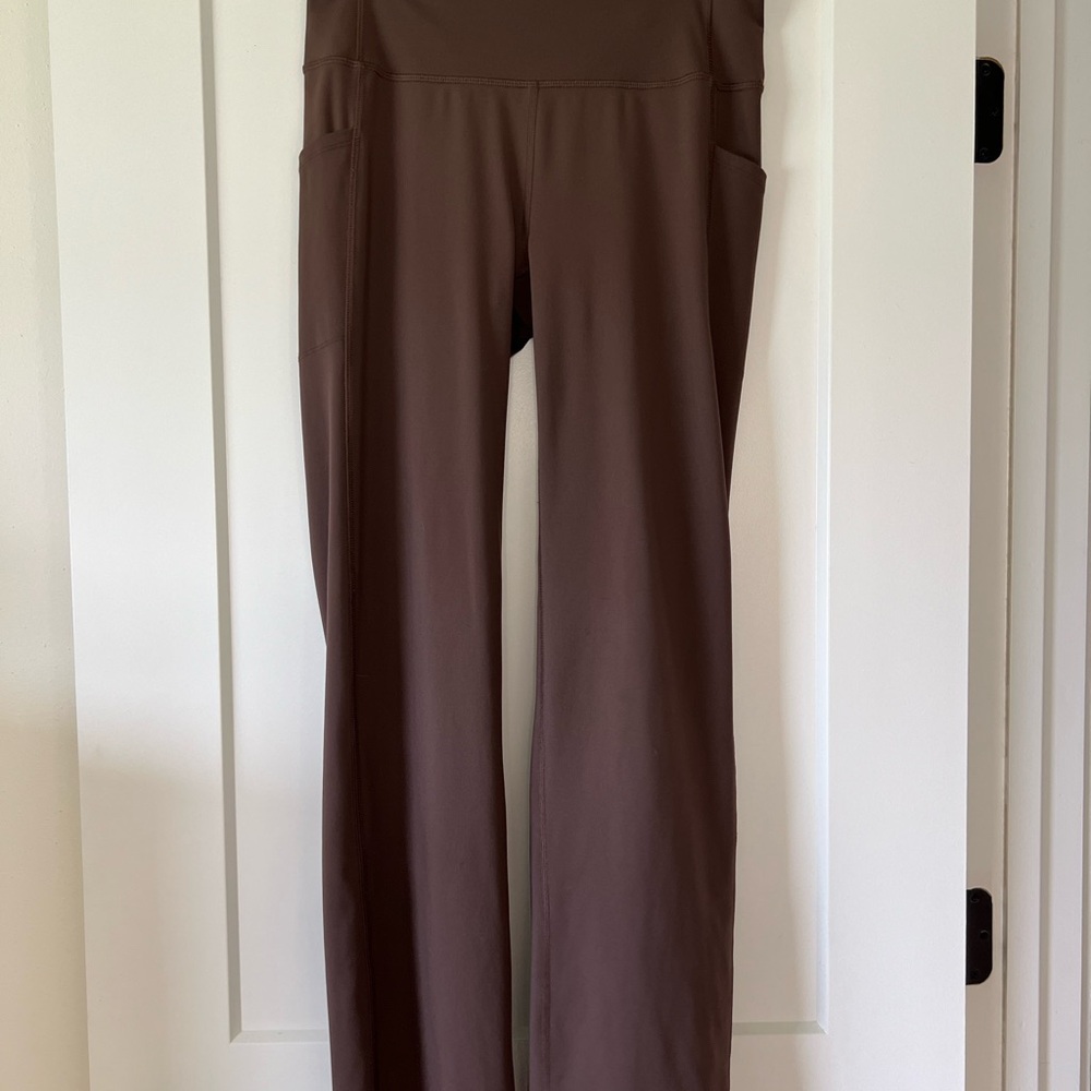 Brown Wide Leg Leggings